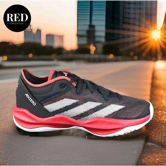 Adidas Nebraska Cornhuskers NCAA Adizero PE Black Red Shoes - Men\'s Size 10 main image 7